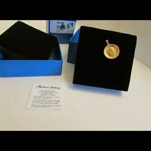 NEW Michael Anthony  10K Gold Angel Pendant 2Grams